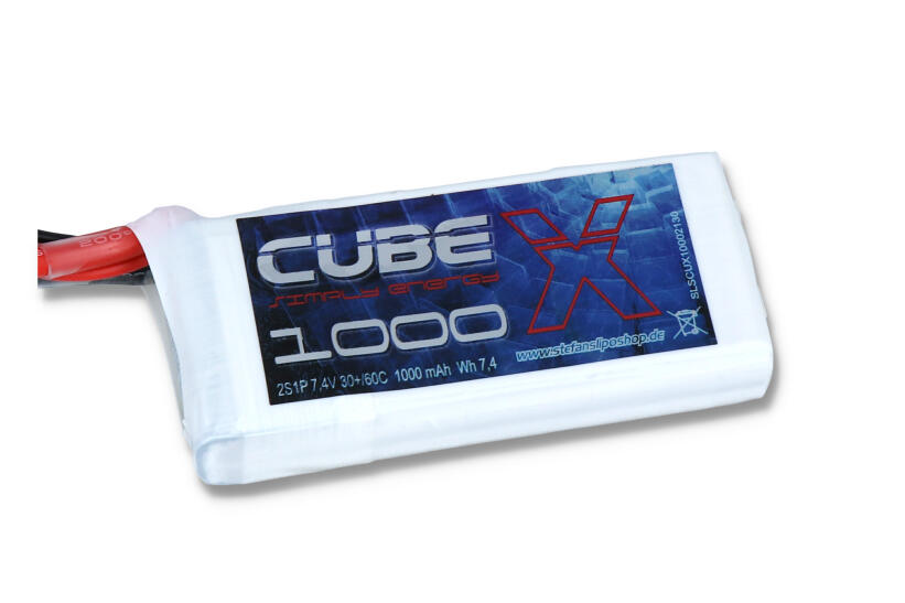 SLS X-CUBE 1000mAh 2S1P 7,4V 30C/60C