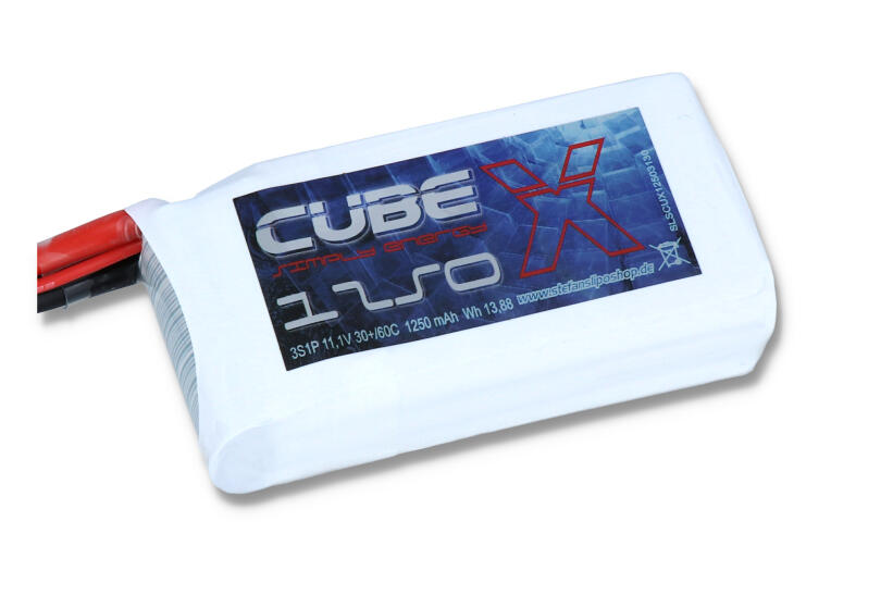 SLS X-CUBE 1250mAh 3S1P 11,1V 30C/60C