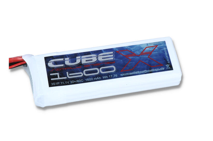 SLS X-CUBE 1600mAh 3S1P 11,1V 30C/60C