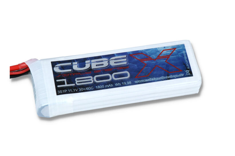 SLS X-CUBE 1800mAh 3S1P 11,1V 30C/60C