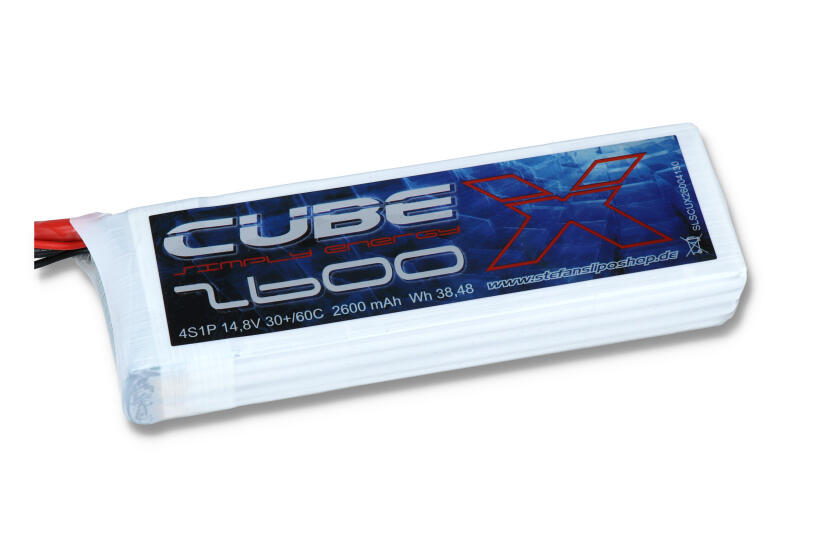 SLS X-CUBE 2600mAh 4S1P 14,8V 30C/60C SLS X-CUBE 2600mAh 4S1P 14,8V 30C/60C