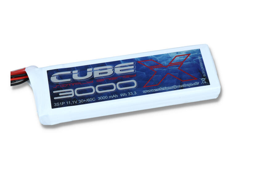SLS X-CUBE 3000mAh 3S1P 11,1V 30C/60C SLS X-CUBE 3000mAh 3S1P 11,1V 30C/60C