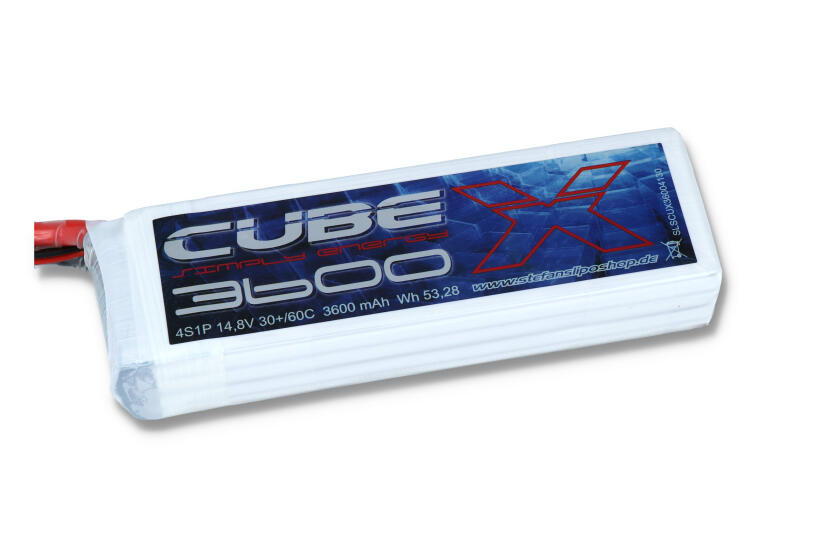 SLS X-CUBE 3600mAh 4S1P 14,8V 30C/60C
