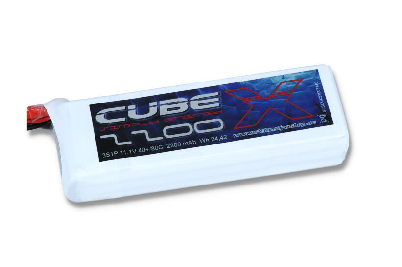 SLS X-CUBE 2200mAh 3S1P 11,1V 40C/80C
