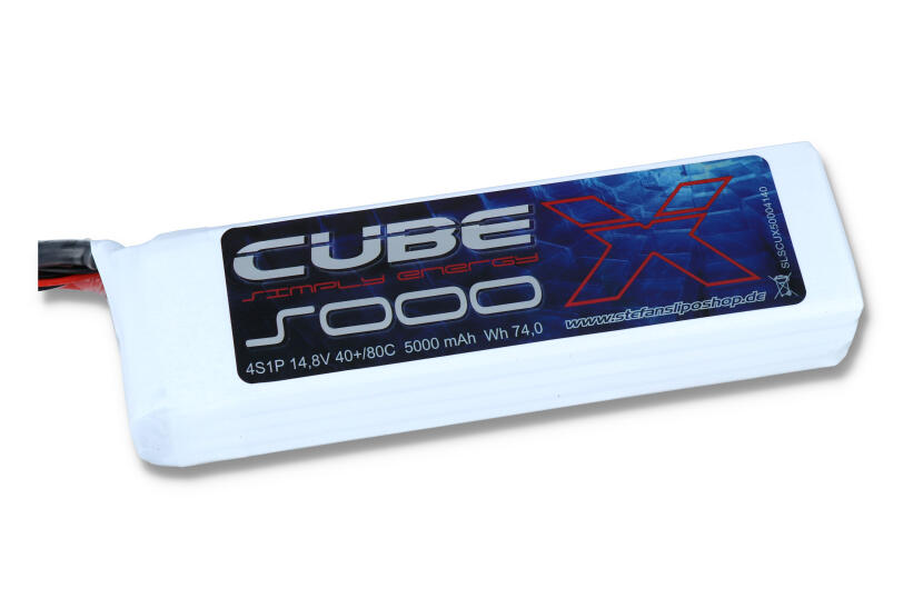 SLS X-CUBE 5000mAh 4S1P 14,8V 40C/80C SLS X-CUBE 5000mAh 4S1P 14,8V 40C/80C