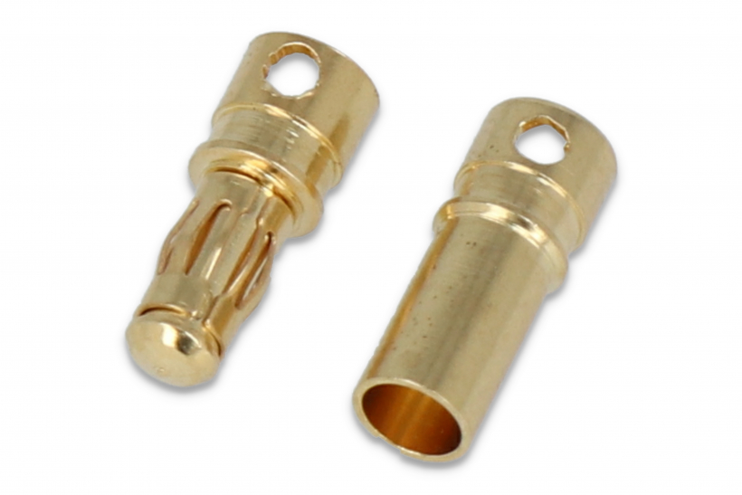 SLS 1 Paar Goldkontakt 3,5mm Lamelle