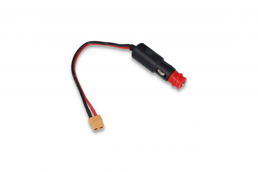 RC-Dome connection cable - cigarette lighter to XT60 socket - 40 cm