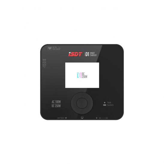 ISDT SMART CHARGER D1 AC 100W / DC - 250W 1-6S ISDT SMART CHARGER D1 AC 100W / DC - 250W 1-6S