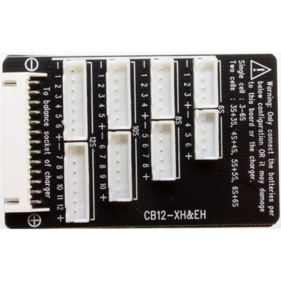 Balance Adapterboard XH12 CB12-XH - Lipo Modellbau Akkus bei  Stefansliposhop online kaufen