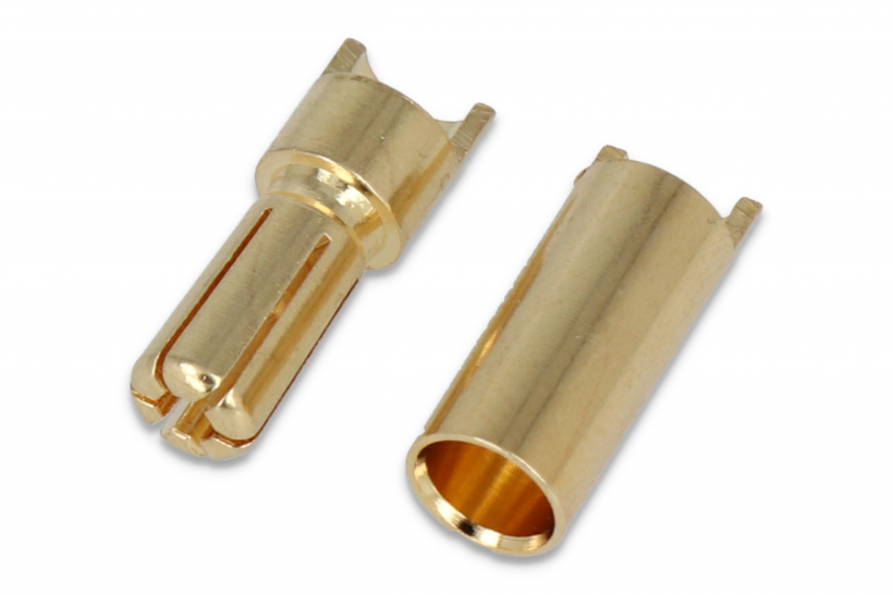 SLS 1 pair gold contact 5.5mm slotted
