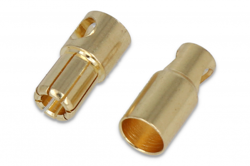 SLS 1 pair gold contact 6mm slotted SLS 1 pair gold contact 6mm slotted
