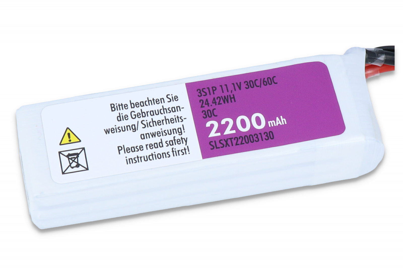 SLS XTRON Lipo Akku 1600mAh 3S1P 11,1V 30C/60C XT60 - Foto 11